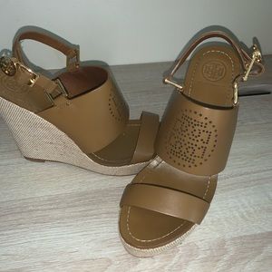 Tory Burch Leather wedges